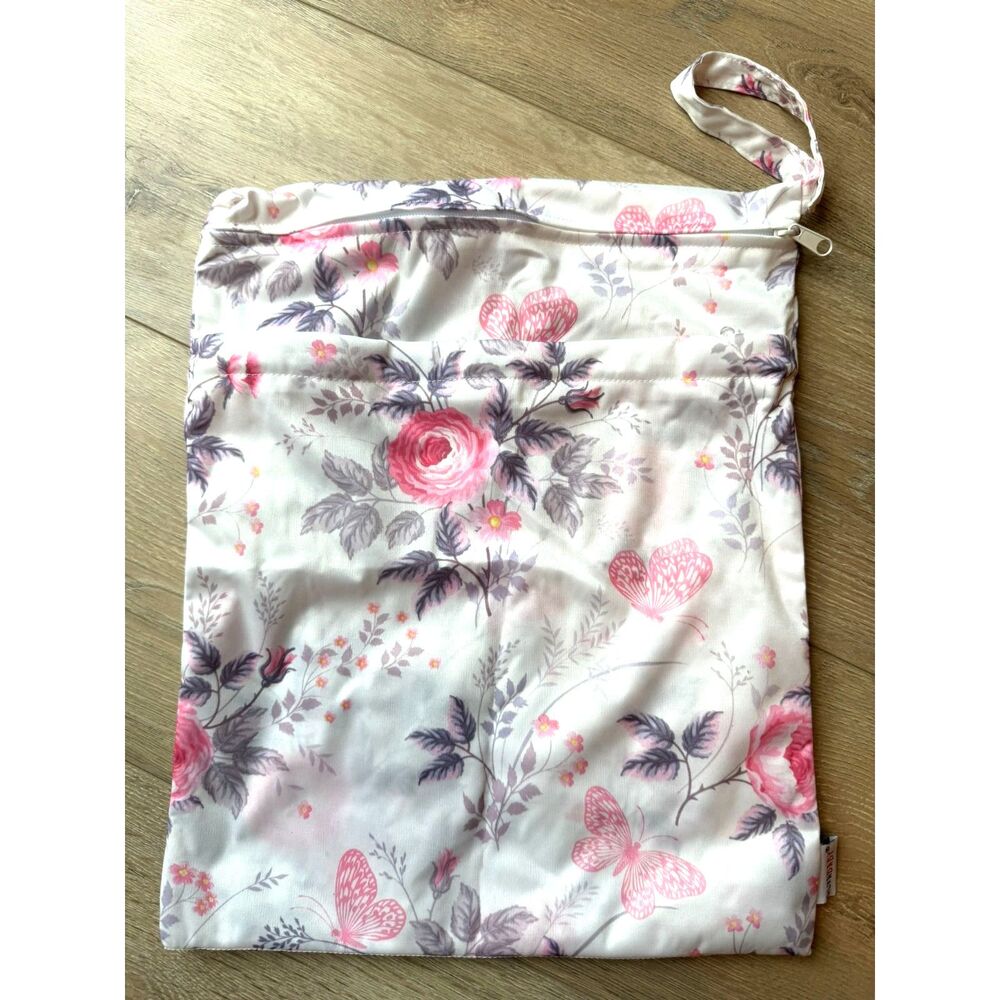 Wet Dry Bag Waterproof Reusable Swimsuit Gym Clothes Diaper Baby Zipper 16x13